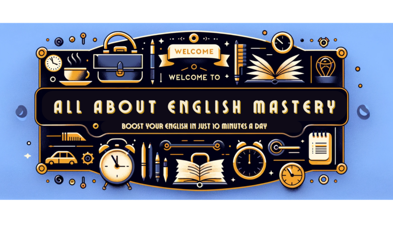 Welcome to All About English Mastery Banner