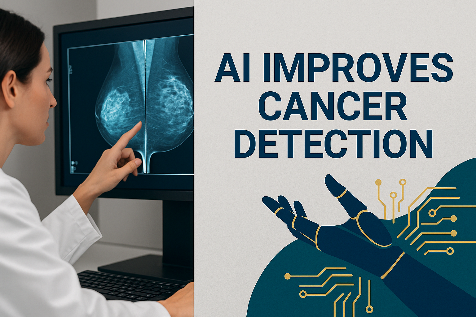 AI improves cancer detection with robotic tools and radiology analysis
