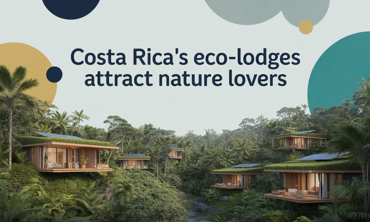 Banner image for article Costa Rica’s Eco-Lodges Attract Nature Lovers, highlighting eco-tourism and sustainable travel in Costa Rica.