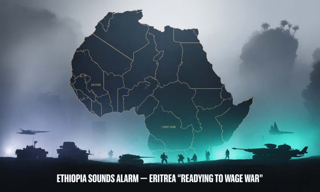 Ethiopia accuses Eritrea of preparing for war — Horn of Africa military tension rising.