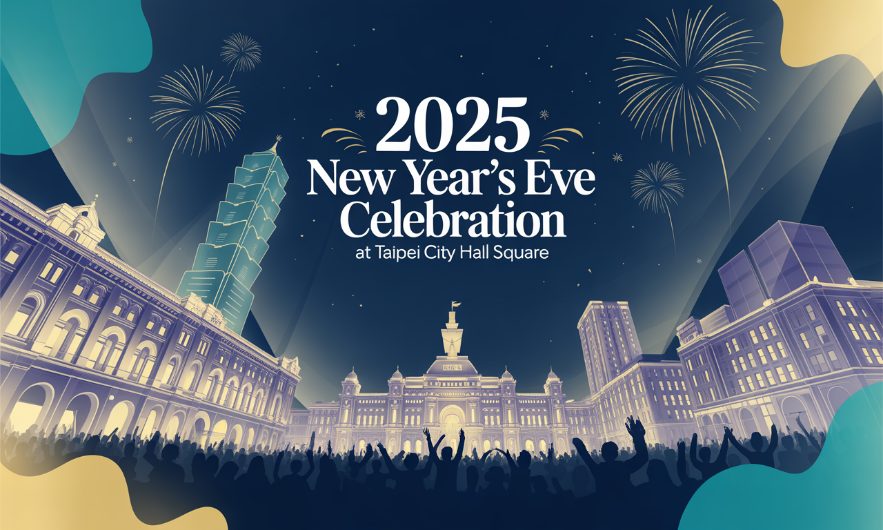 Banner showing Taipei New Year celebration fireworks and city lights for the Taipei New Year celebration article.