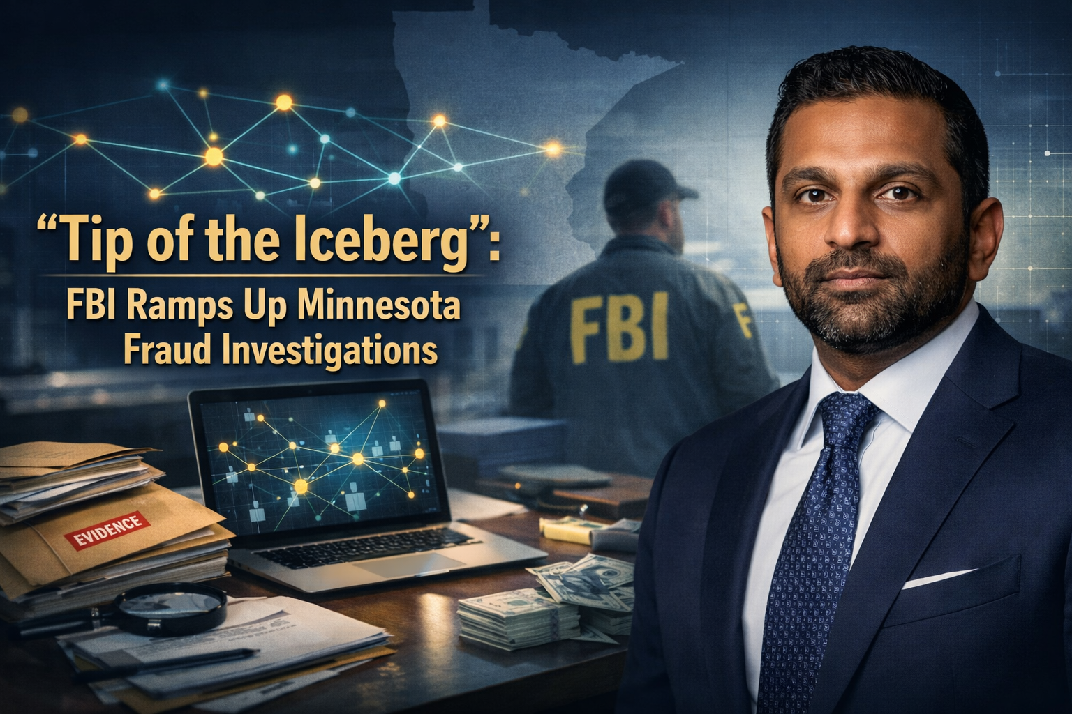 “Tip of the Iceberg”: FBI ramps up Minnesota fraud investigations as officials target large-scale fraud schemes and follow the money.